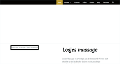 Desktop Screenshot of losjesmassage.nl