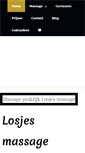 Mobile Screenshot of losjesmassage.nl