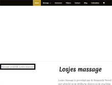 Tablet Screenshot of losjesmassage.nl